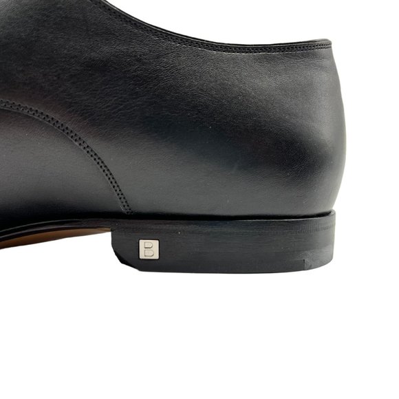 Bally Men\'s Leather Oxford Derby Dress Shoes in Black Leather US 11.5 main image 7